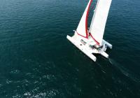 trimarano foto aerea